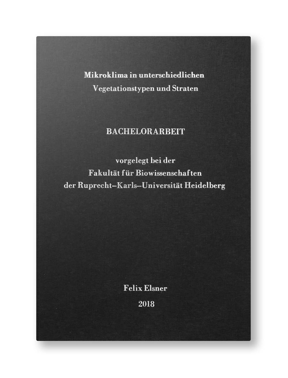Schwarz mit Silberdruck
