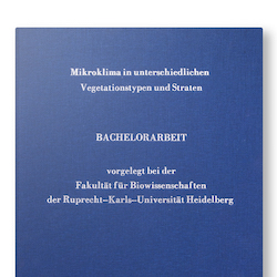 Bindung eines Diploms oder einer Bachelorarbeit